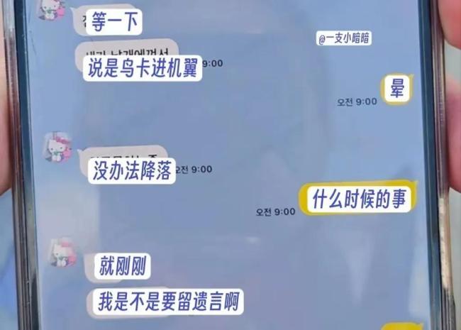 最后的短信诉说母子深情 韩国坠机遇难者生命脆弱的悲惨遗言 引发全球共鸣