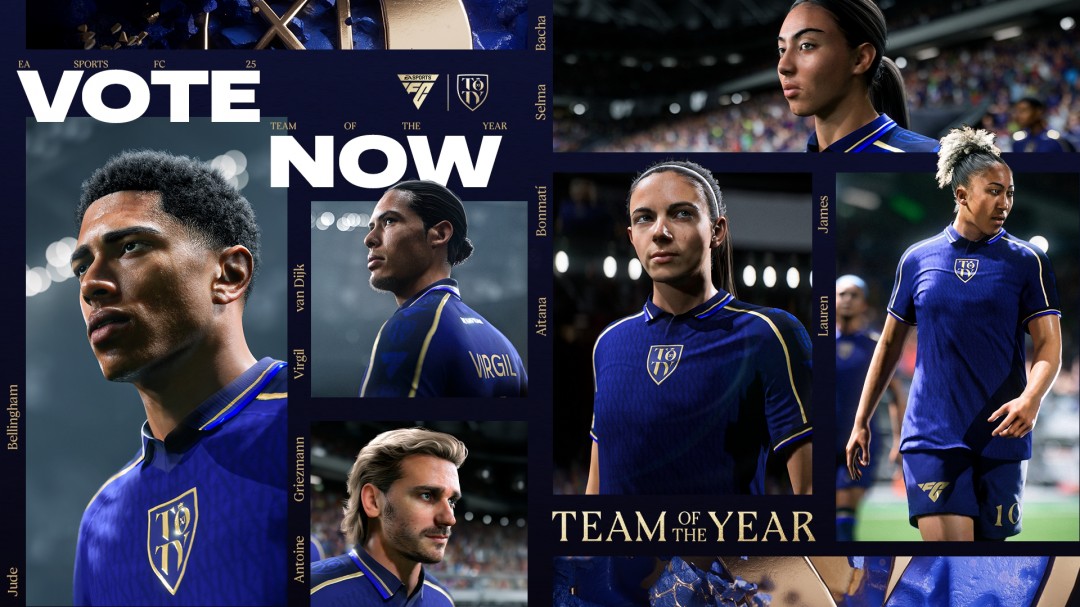 EA SPORTS FC 年度最佳阵容现已登场，让你体验足球界的精英