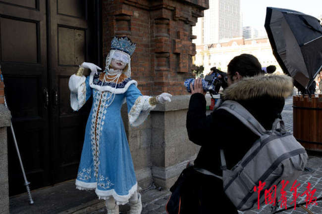 领略北国风光之美 冰雪哈尔滨旅拍正火热