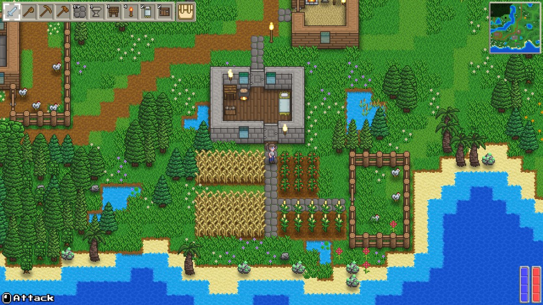 像素风沙盒生存制作游戏《Delverium》登陆Steam，2025年推出